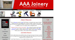 Desktop Screenshot of aaajoinery.co.uk